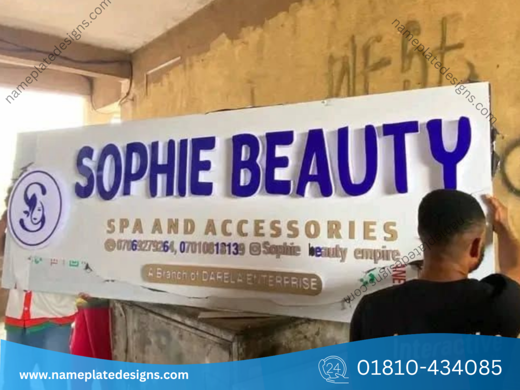Create memorable entrances with Acrylic Letter Signboard—premium acrylic, bright lettering, easy installation, and endless style options for signage.