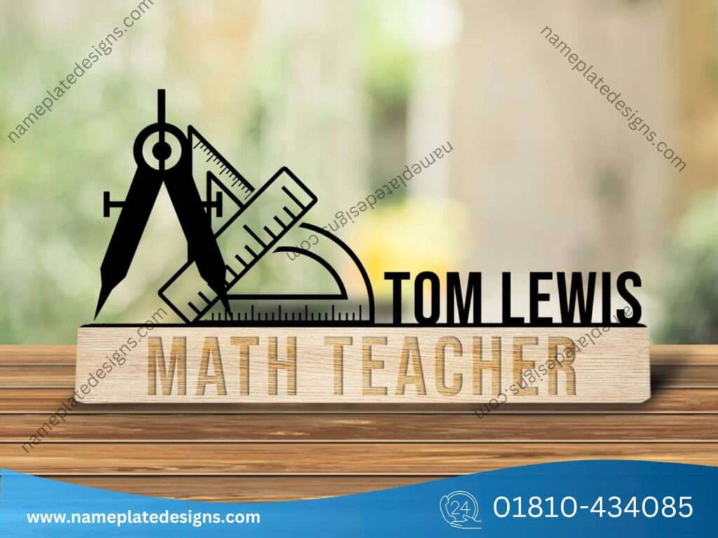 Educational Name Plate