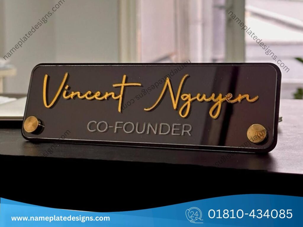 Acrylic Name Plate