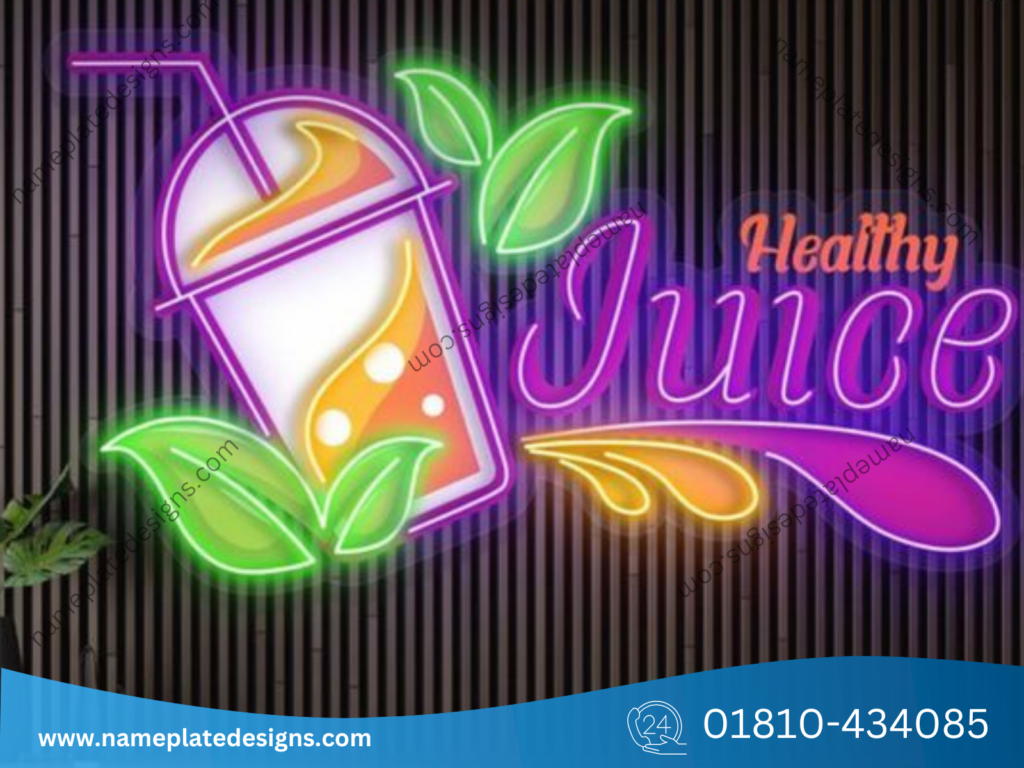 Custom neon signs for cafe