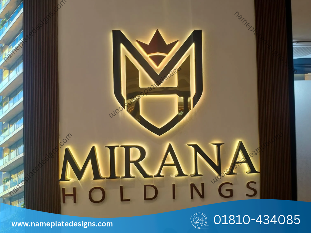 Create standout signage with a 3D acrylic letter signboard featuring backlit illumination for crisp, eye-catching visibility day and night.
